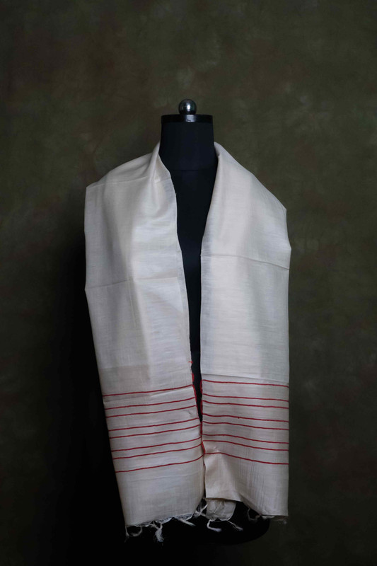 Tussar Silk Butti Bage  Stole