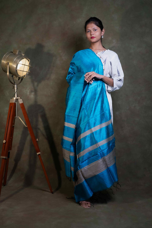 Raw Silk Causal Firoji  Dupatta