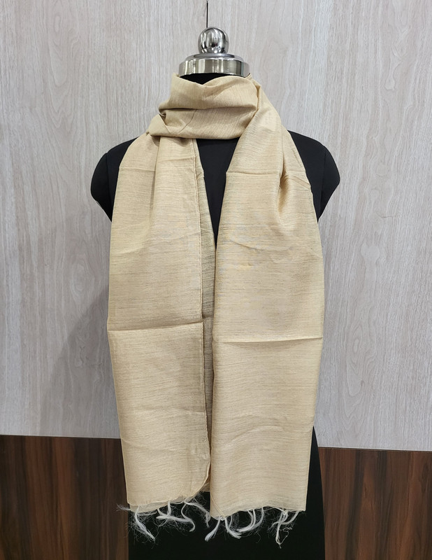 Munga Silk Causal Beige Stole