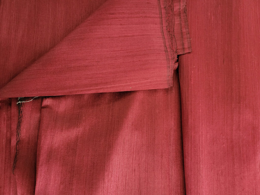 Raw Silk (Maroon)