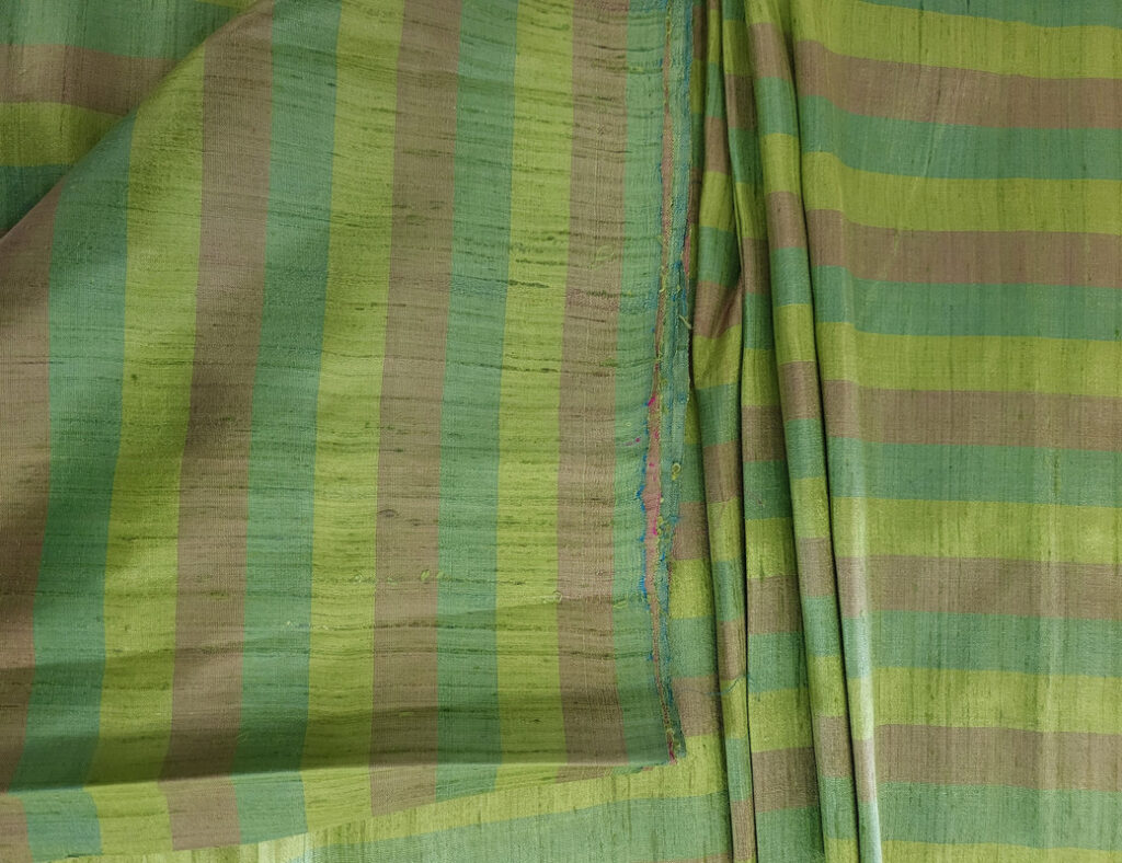 Raw Silk (Greeen Check)