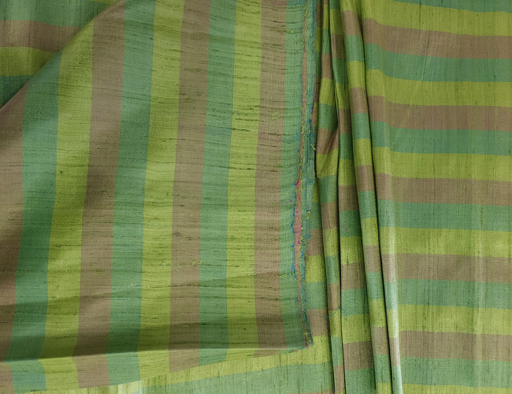 Raw Silk (Greeen Check)
